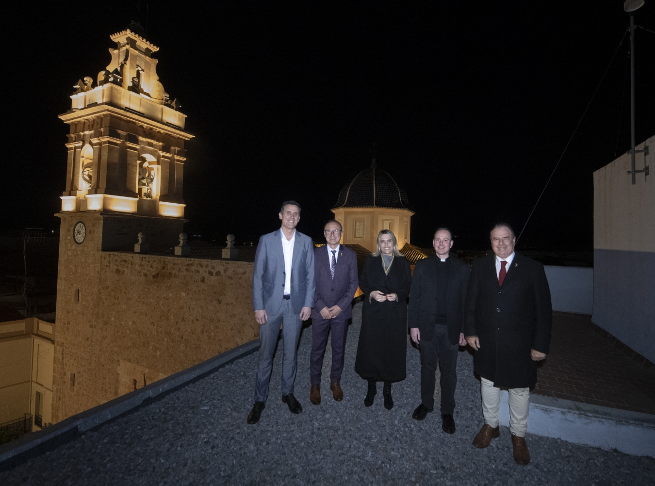 La Diputació de Castelló il·lumina l'església de l'Assumpció de Xilxes amb motiu del 400 aniversari de la troballa del Crist de la Jonquera