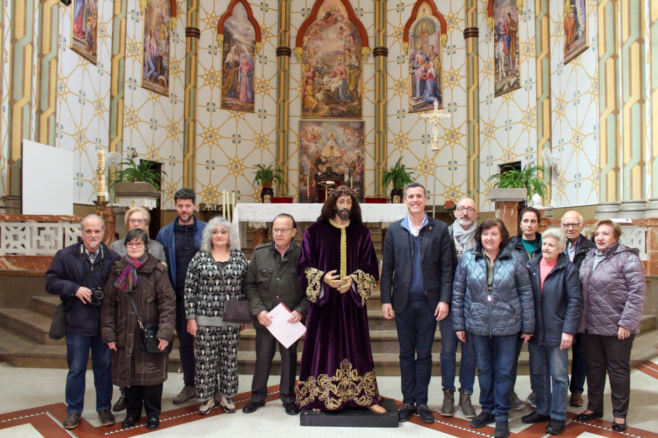 La Diputació preserva el patrimoni artístic i restaura la imatge del Crist de Medinaceli de la parròquia de la Sagrada Família de Castelló