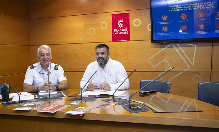 El Consorcio Provincial de Bomberos de Castellón impulsa un plan de formación municipal para la gestión de emergencias