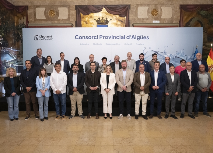 La Diputació de Castelló inicia el mes de juliol marcant una fita amb la constitució del Consorci Provincial d'Aigües