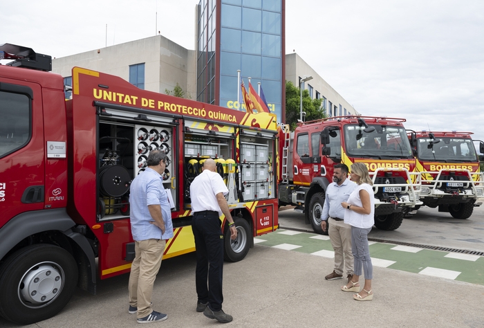 La Diputació de Castelló inverteix 3,5 milions d'euros en l'adquisició de 20 vehicles per al Consorci Provincial de Bombers en tan sols dos anys