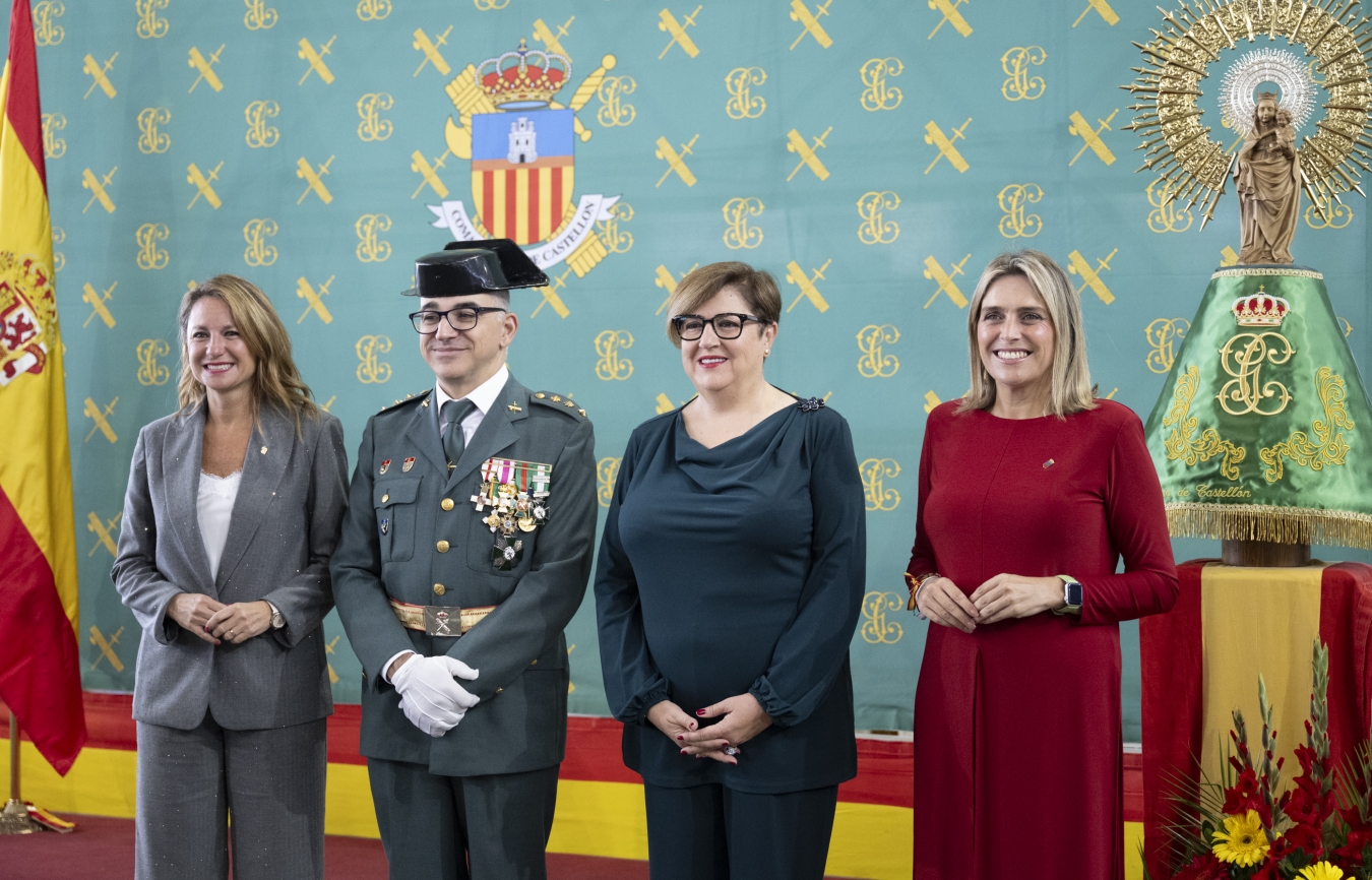 Marta Barrachina agradece la labor diaria y el compromiso de la Guardia Civil con la provincia de Castellón en la festividad de su patrona