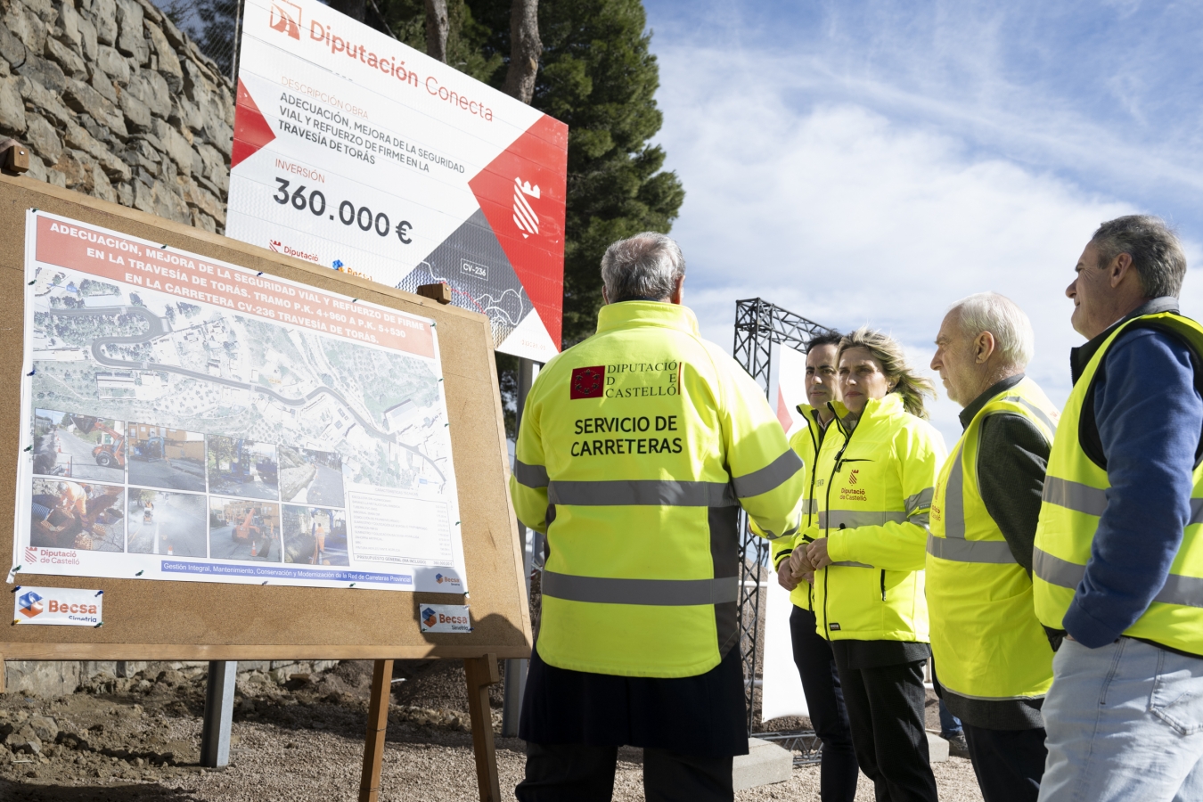 La Diputació de Castelló actua en la millora integral d'infraestructures per a reforçar l'accessibilitat i mobilitat a Torás
