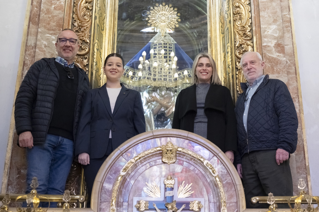 Marta Barrachina acompanya al Col·legi Apostòlic de Castelló en la tradicional missa celebrada en el Camerín de la Basílica del Lledó