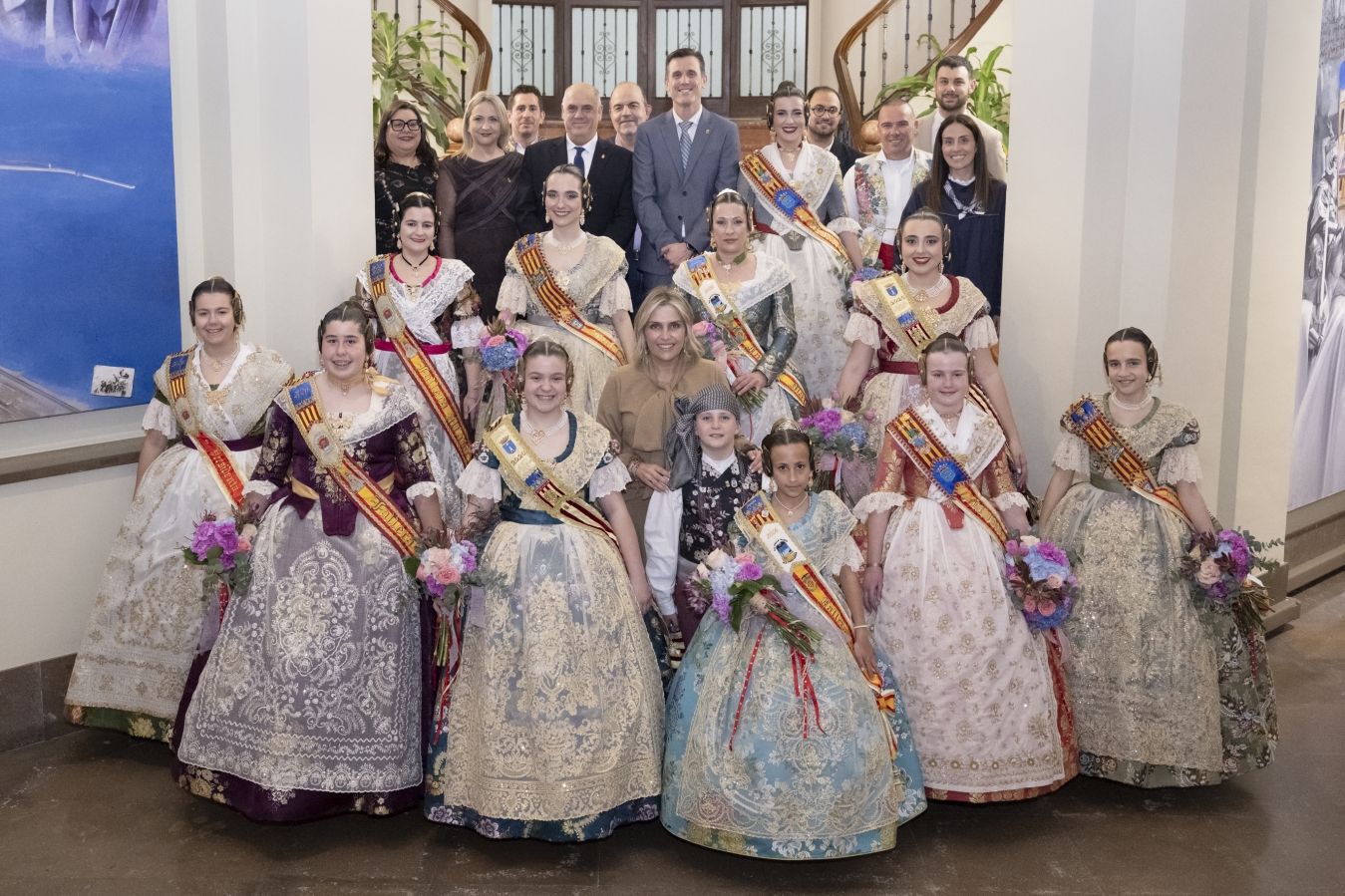 La Diputació de Castelló reforça el seu suport amb les Falles de la província en la recepció dels màxims representants de les festes josefines