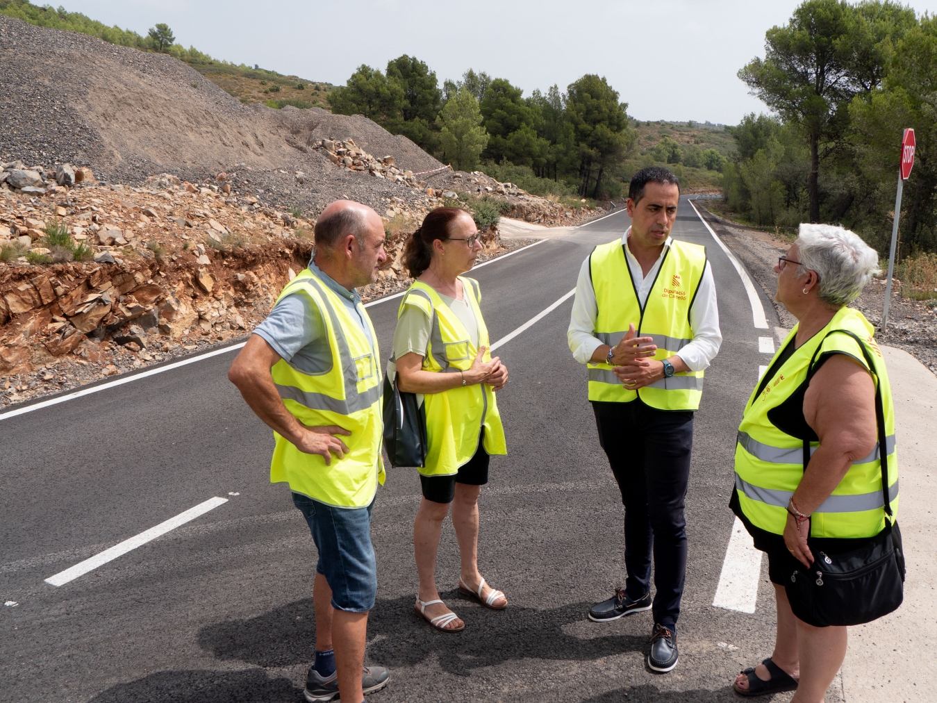 La Diputació de Castelló aposta per una xarxa viària provincial segura i anuncia una inversió de 1,5 milions d'euros per a millorar la CV-203 a Caudiel