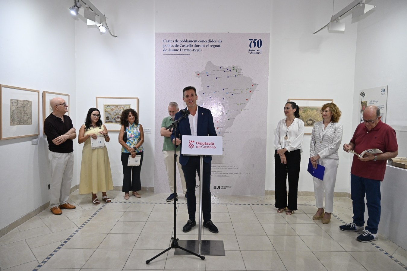 La Diputació de Castelló obri les portes de l'exposició ‘El rei que va crear un regne. Cartografia històrica del Regne de València (segles XVI-XVIII)’