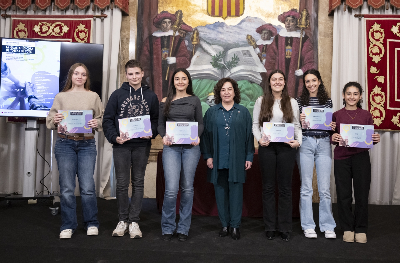 La Diputació de Castelló amplia fins al 29 d'octubre el termini per a participar en el concurs ‘La igualtat és cosa de totes i tots’