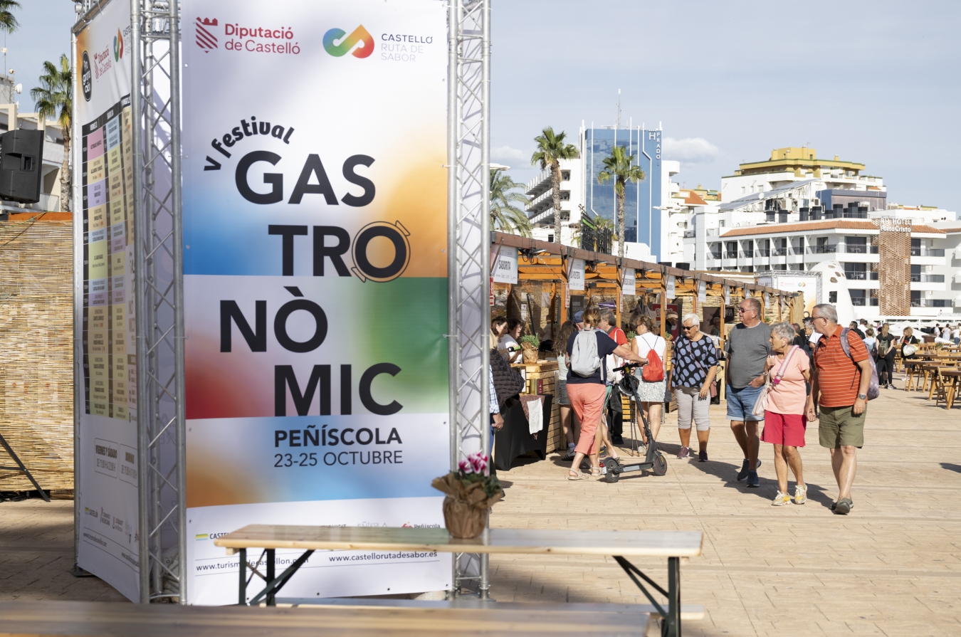 La Diputació de Castelló tanca amb una gran afluència de públic el V Festival Gastronòmic ‘Castelló Ruta de Sabor’ celebrat a Peníscola